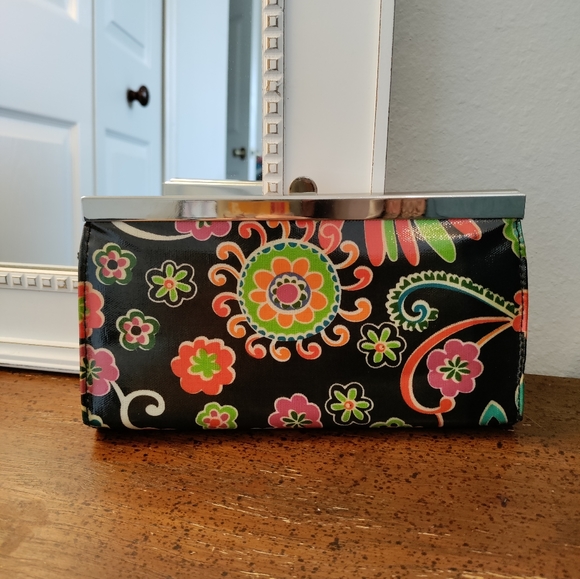 BRACIANO floral clasp clutch wallet - Picture 2 of 5